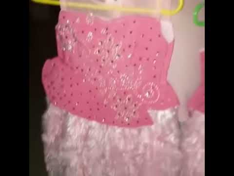 Baby Girl Embellished Gown// African Fabrics